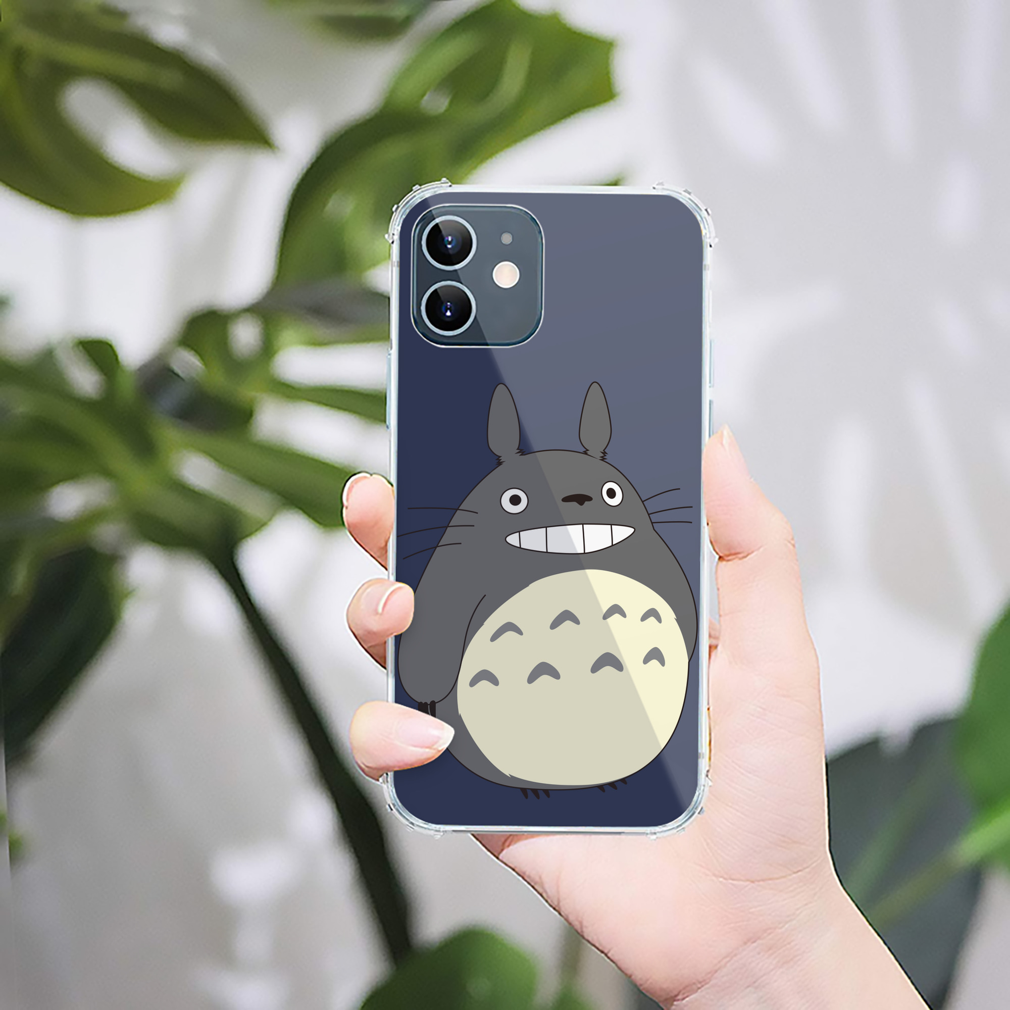 （画像用） となりのトトロ 草壁メイ 草壁サツキ My Neighbor Totoro Satsuki Kusakabe Mei Kusakabe 【iPhone 12シリーズ対応】透明スマホケース（クリアソフトケース）